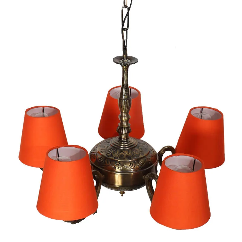 Lumba Conical Golden Antique Ceiling Lamp media 3