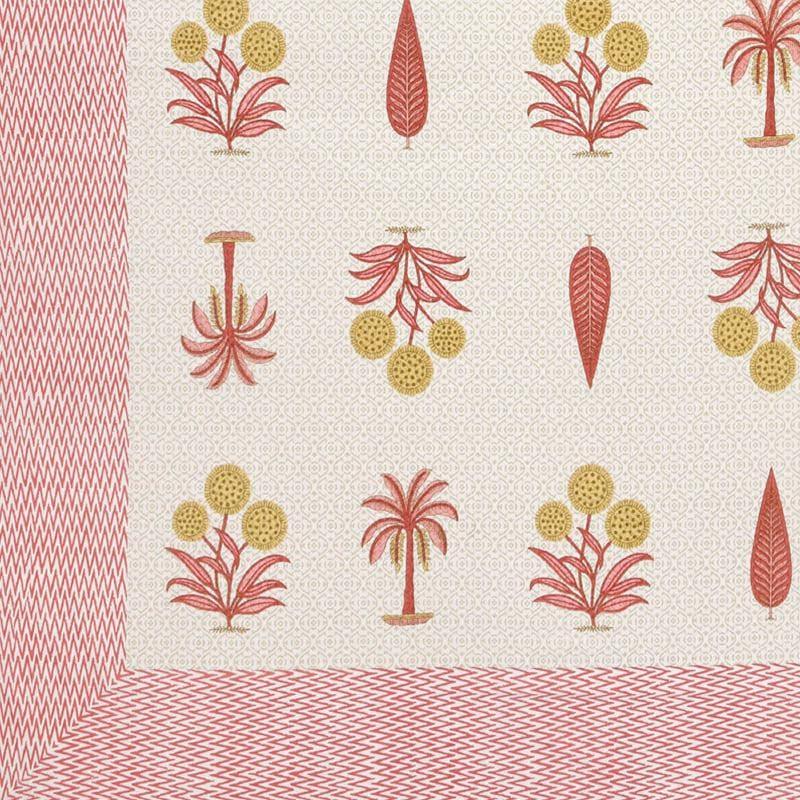 Gianni Printed Cotton Bedsheet (Pink) - 240 TC media 5