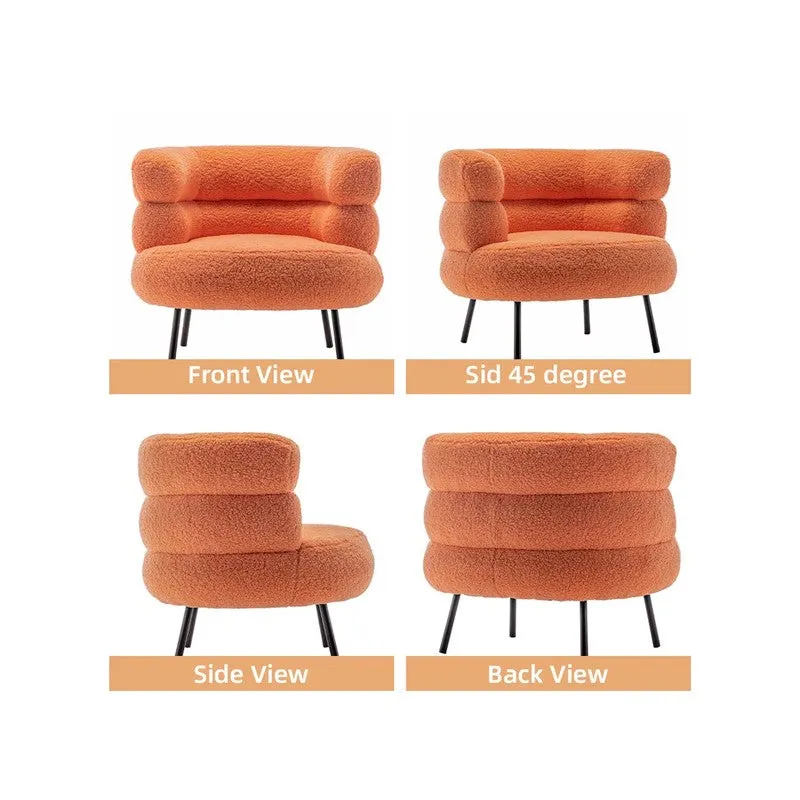 Clive Accent Chair - Orange media 4