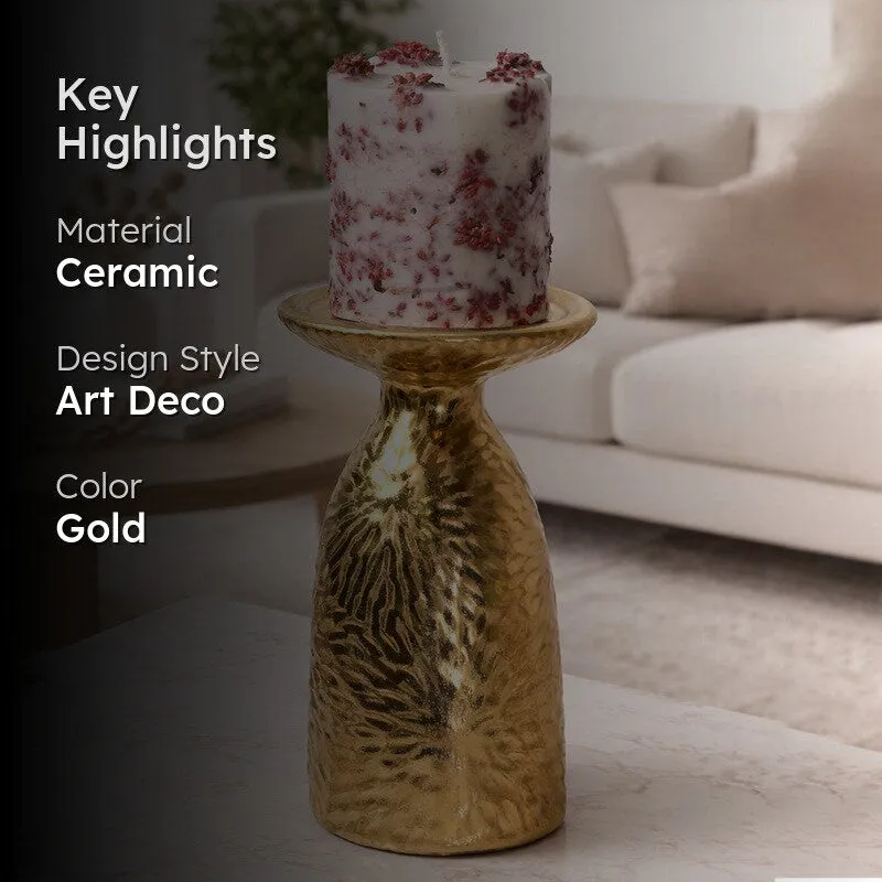 Shineora Ceramic Candle Holder media 2
