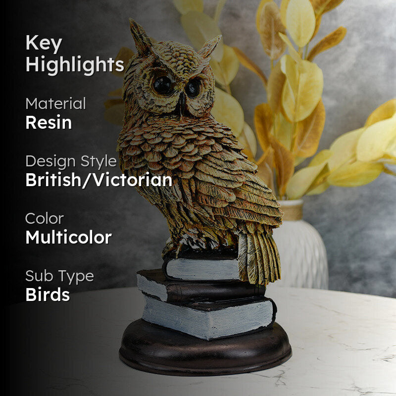 The Wise Owl Resin Showpiece image 2