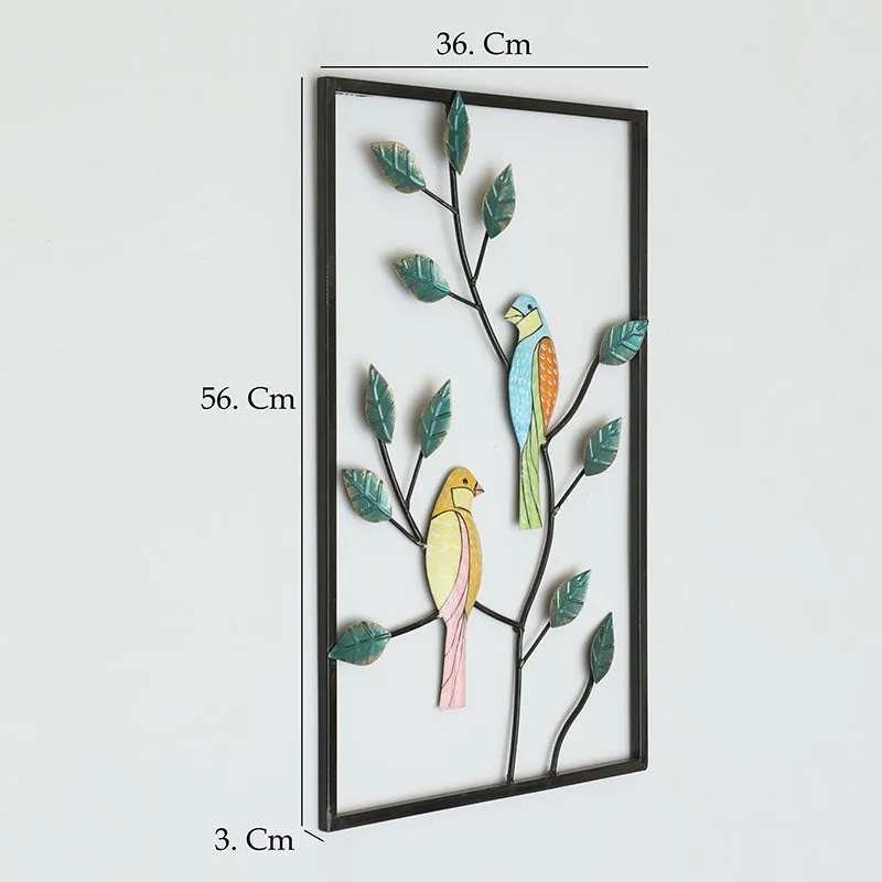 Aviary Bird Duo Metal Wall Accent media 5