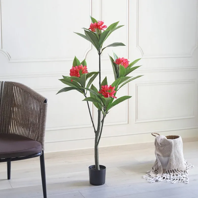 LeafLuxe Artificial Plant With Black Plastic Pot - 3.9 ft media 3