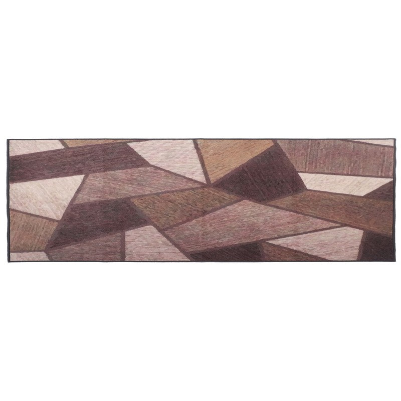 Tessera Nylon Runner Rug - Brown