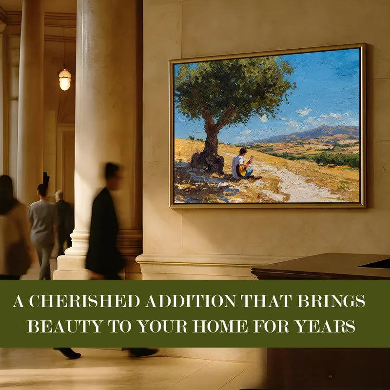 Valley Serenade Canvas Wall Painting With Frame media 7