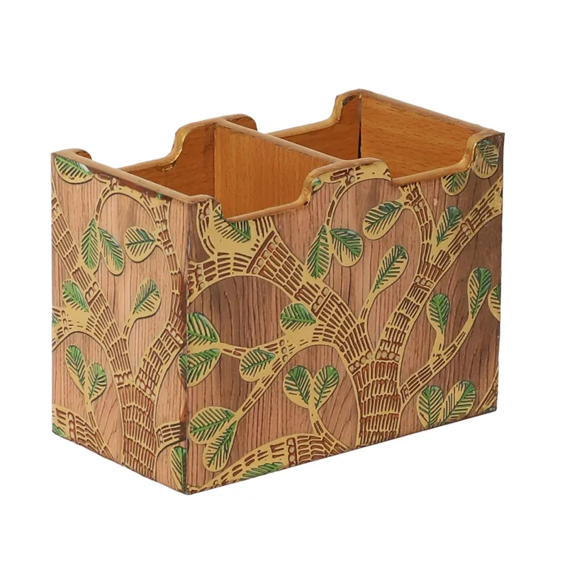 Sona Patta Twin Section Cutlery Holder media 3