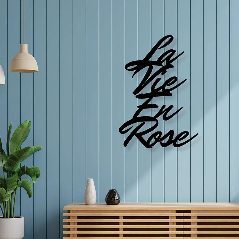 La Vie En Rose Iron Wall Accent media 1