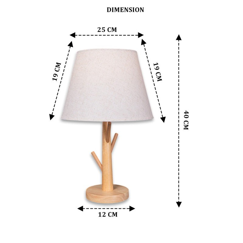AarviDecor Verona Classic Fabric Table Lamp - White media 9