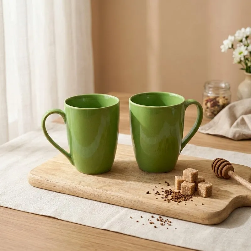 Noir Ceramic Coffee Mug (320 mL Each) - Set Of Two media 1