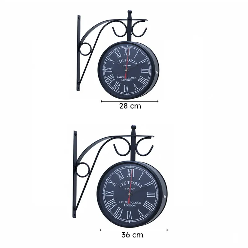 Gothic Hours Iron Wall Clock media 6