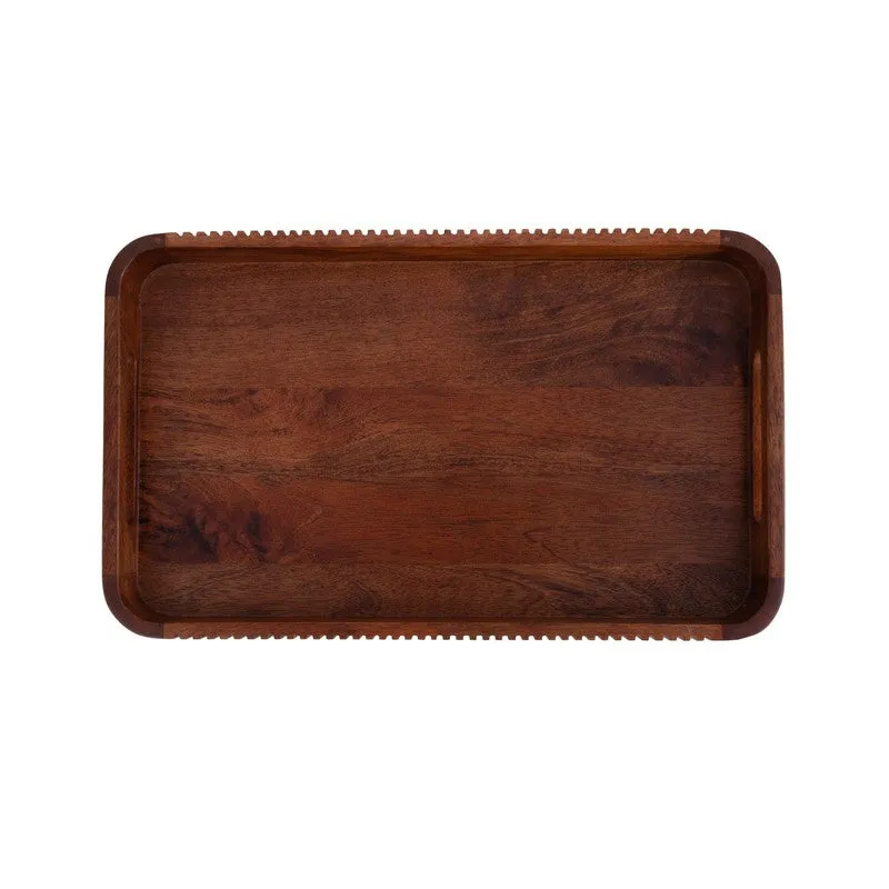 Duet Nested Wooden Serving Trays - Set Of Two media 7