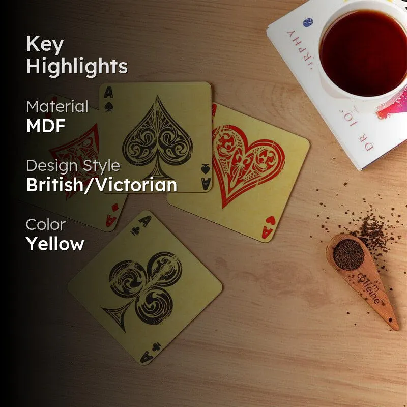 Playing Cards Coaster - Set Of Four media 2