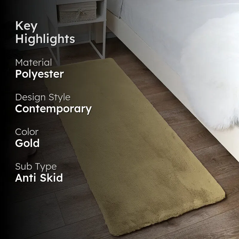 Luxe Neo Runner Rug - Gold media 2