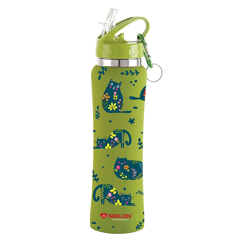 Purrr Bloom Sipper Water Bottle - 750 mL media 1