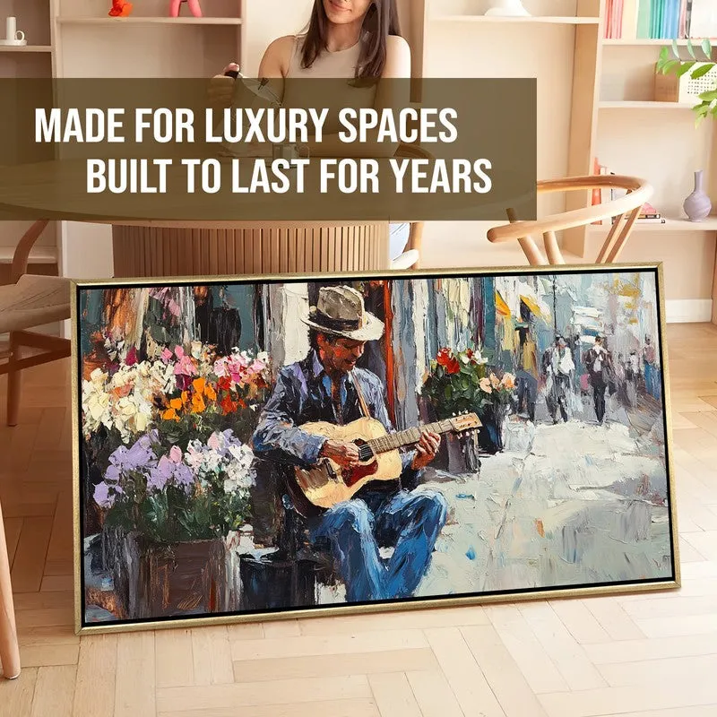 Floral Cadence Canvas Wall Painting With Frame media 7