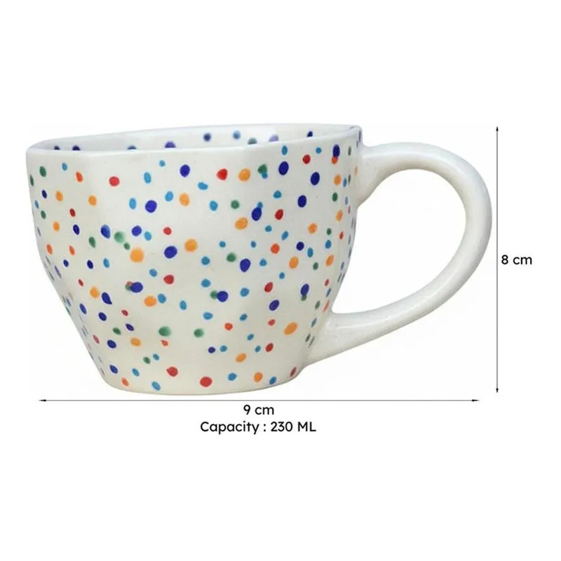 Sprinkles Ceramic Tea Cup (230 mL) media 6