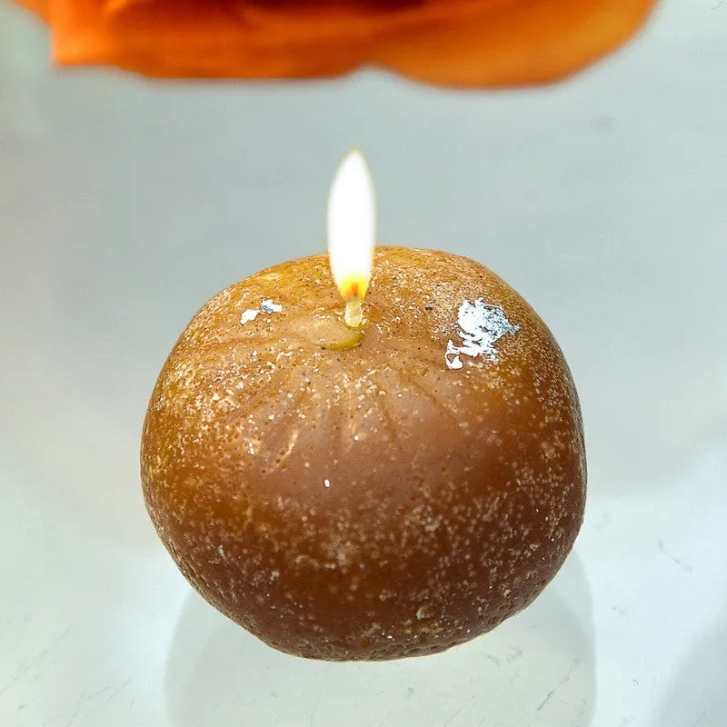 Charm Glow Chic Home Dcor Candle (Brown) - Set Of Four media 6