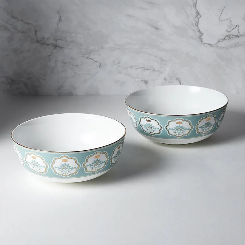 India Circus Rococo Bone China Dinner Set - 20 Piece Set media 6