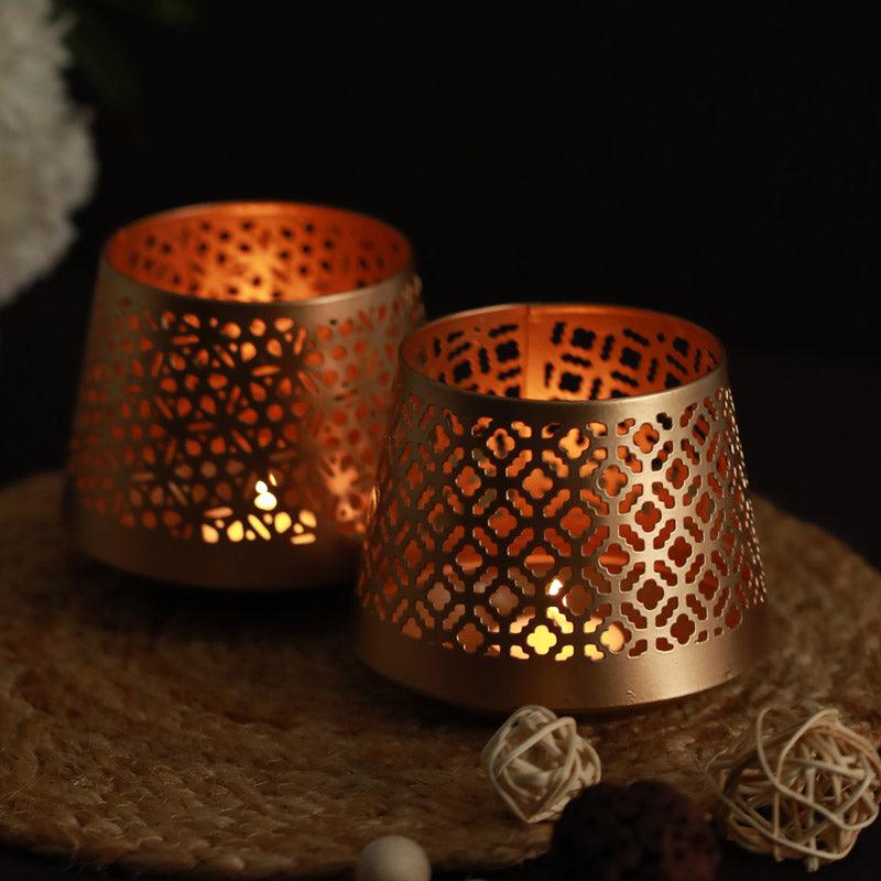 Aintza Tealight Candle Holder - Set Of Two media 4