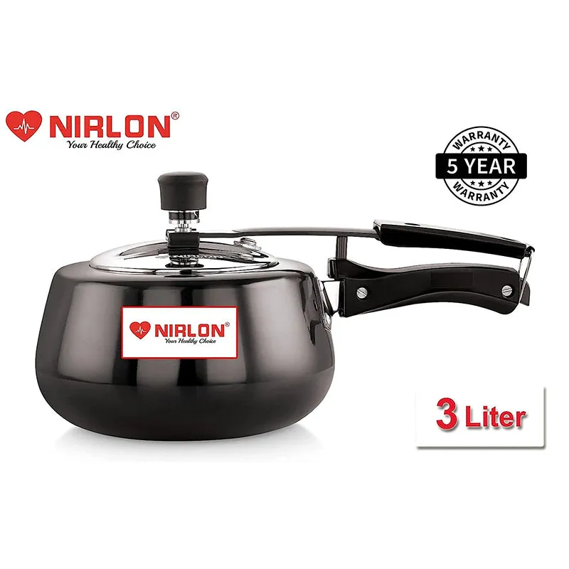 Nirlon Classic Hard Anodized Pressure Cooker - 3000 mL/ 8 Inches media 7