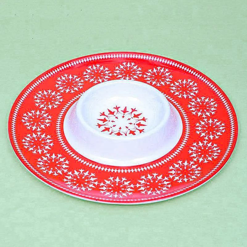 Nixa Melamine Platter - Red media 1
