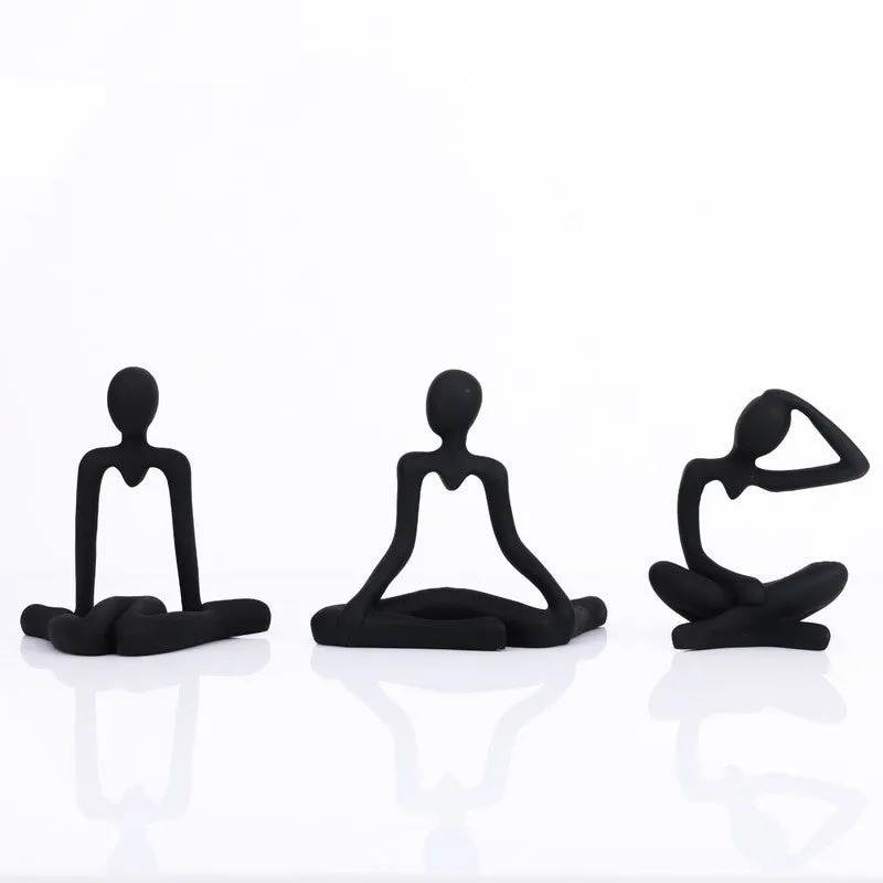 Soulful Asanas Showpiece - Set Of Three media 3