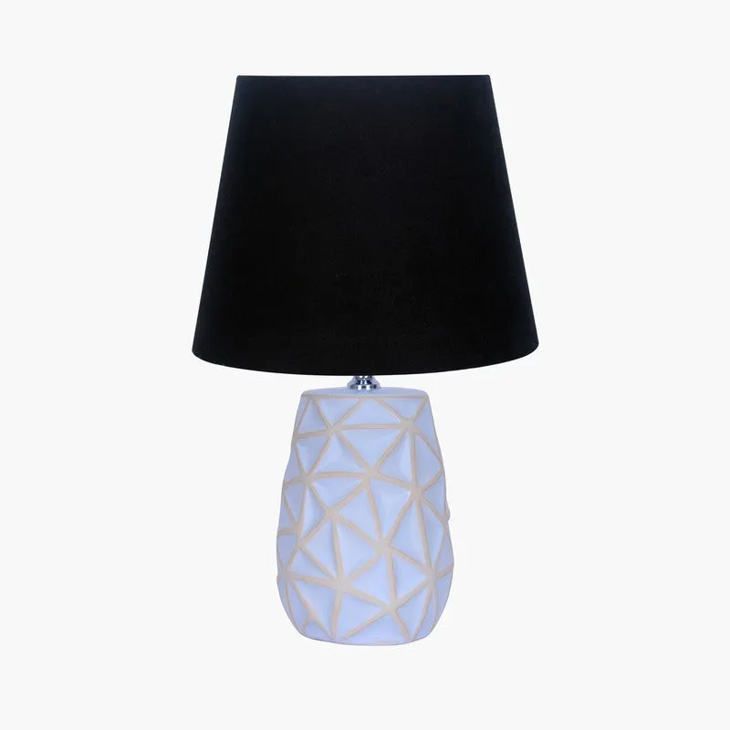 VividGlow Transform Ceramic Table Lamp - Black,White media 3