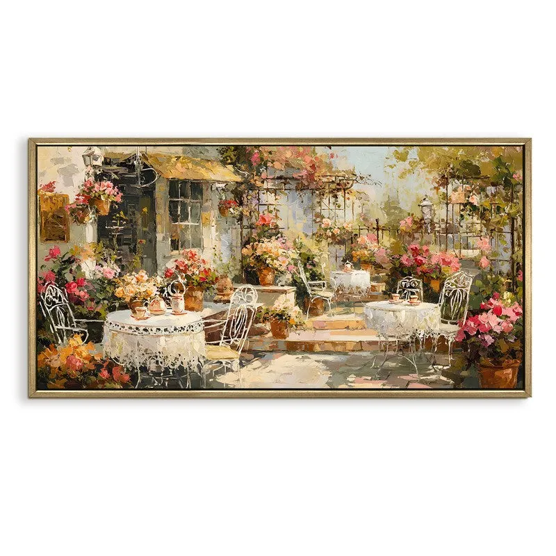 Vintage Terrace Street Europe Wall Art media 4