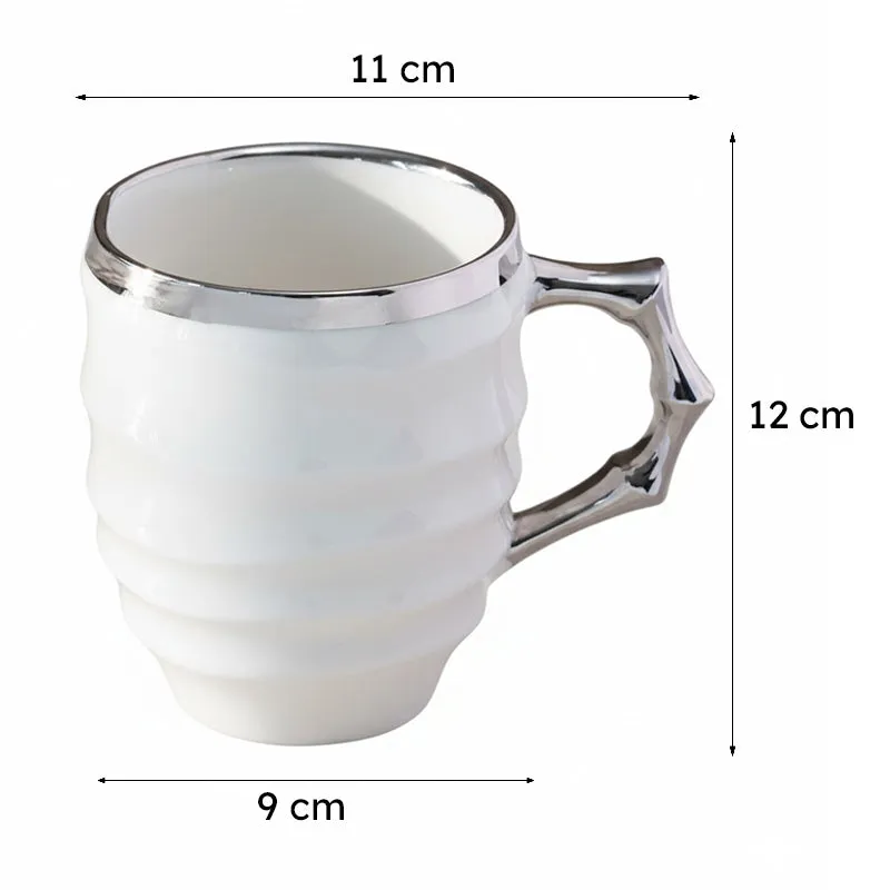 Raleigh Porcelain Coffee Mug (350 mL) - White media 5