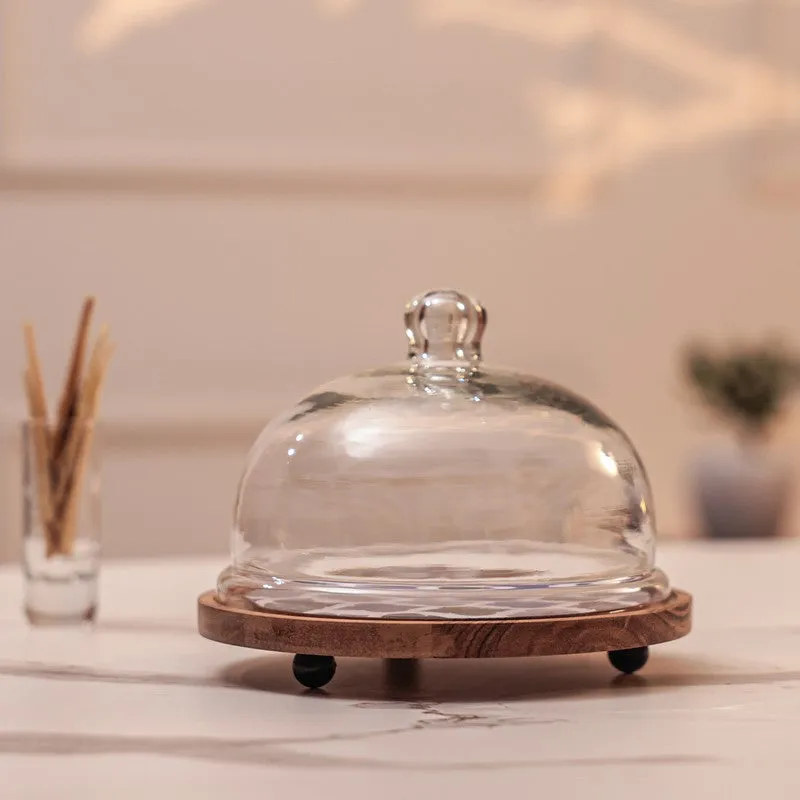 Opal Cake Stand With Dome media 5