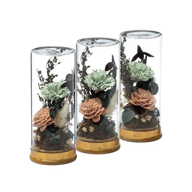 Mento Solawood Flower Bunch In Glass Tube media 6
