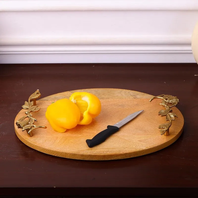 Elys Aura Mango Wood Platter media 3