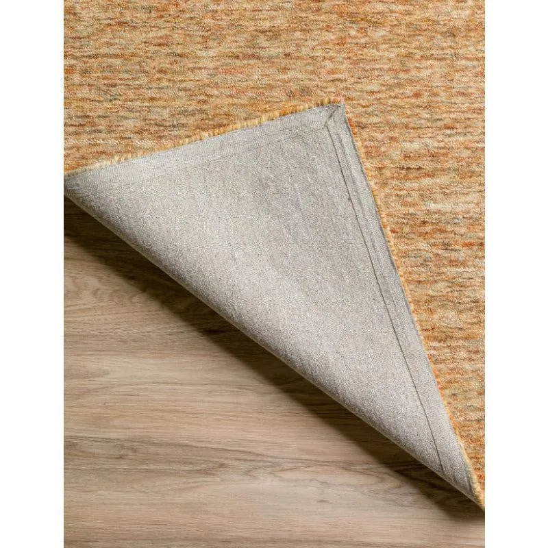 Leyla Hand Woven Wool Rug - Rust media 4