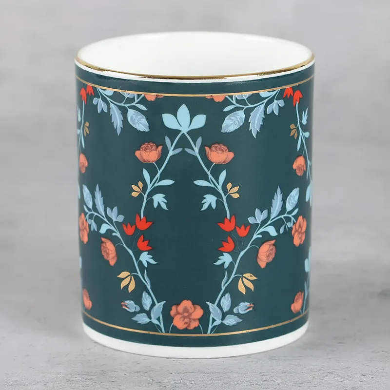 India Circus Caffeine & Vine Bone China Mug (360 mL Each) - Set Of Two media 5