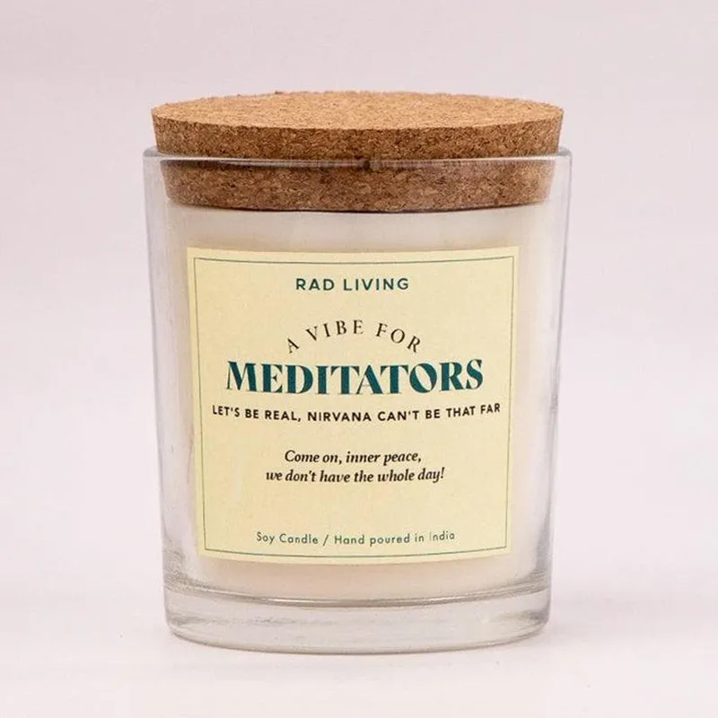 Meditators - Nag Champa Scented Candle media 5