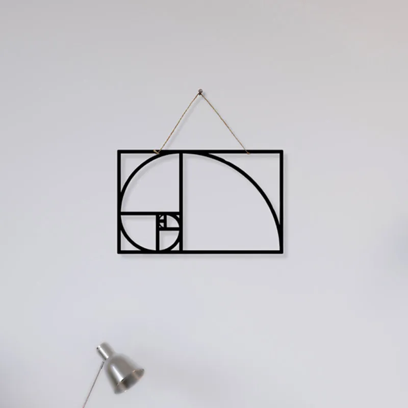 Golden Spiral Iron Wall Accent media 3