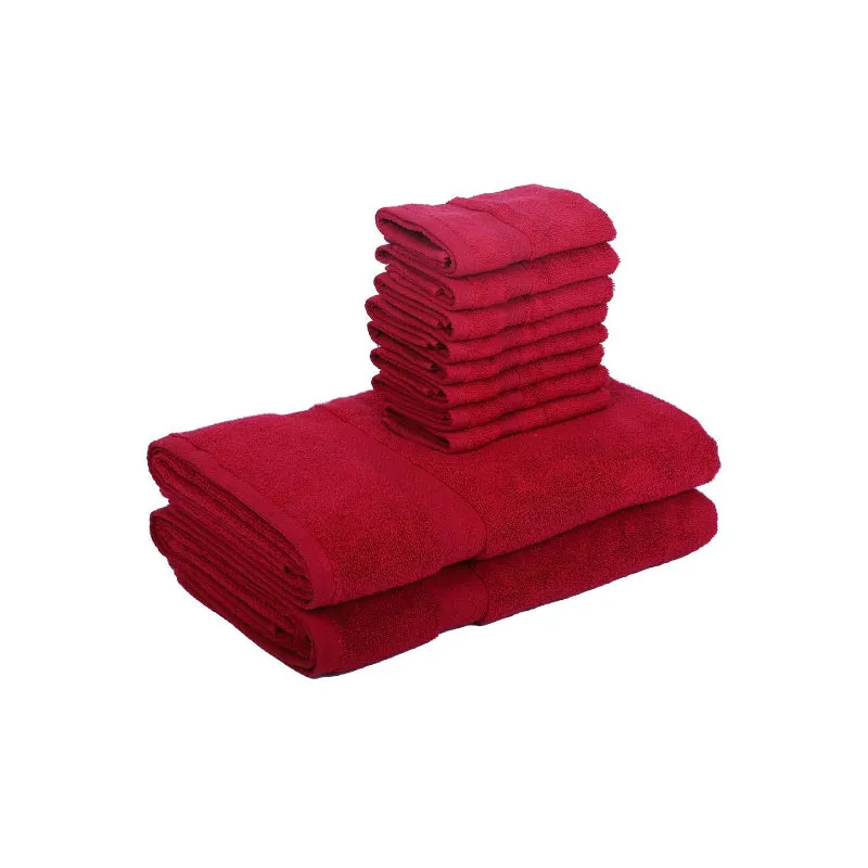 Miorah Towel Combo (Red) - Set Of Ten media 5
