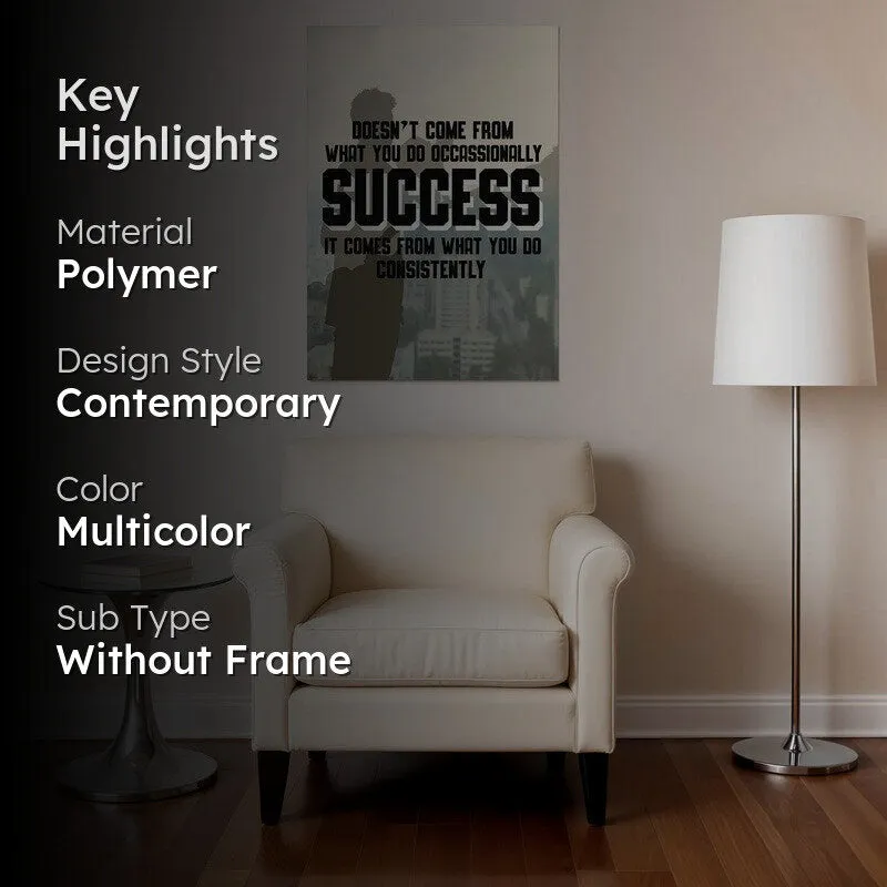Success Mindset Wall Poster media 2