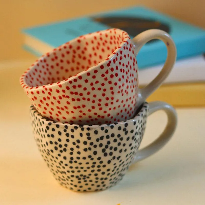 Mosha Ceramic Coffee Mug (250 mL Each) - Set of Two media 4