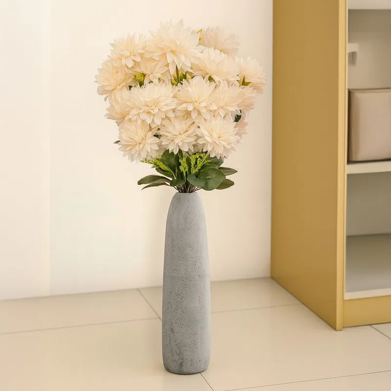 Pure Elegance (Beige) Real Touch Artificial Flowers - Set Of Two media 1