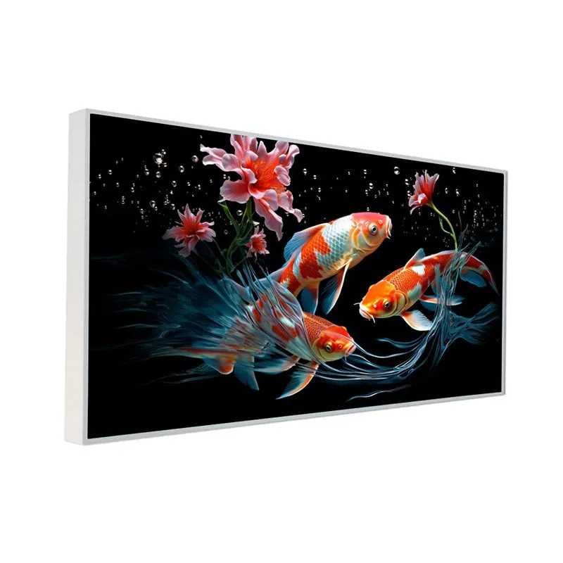 Magical Waters Wall Painting With Frame media 7