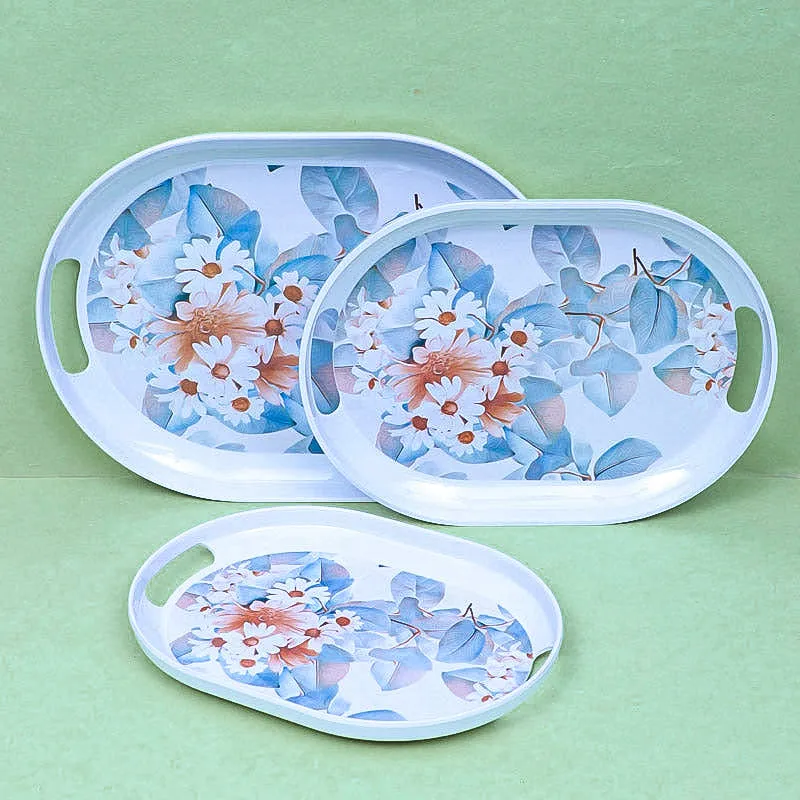 Daisy Dream Serving Tray - Set Of Three media 4