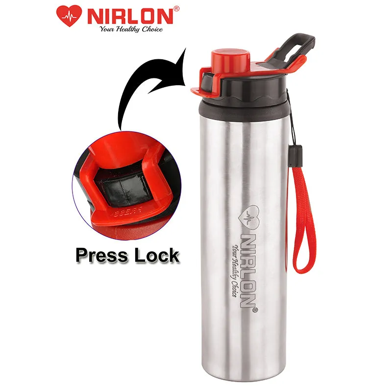 Solene Stainless Steel Water Bottle (Orange) - 900 mL media 5