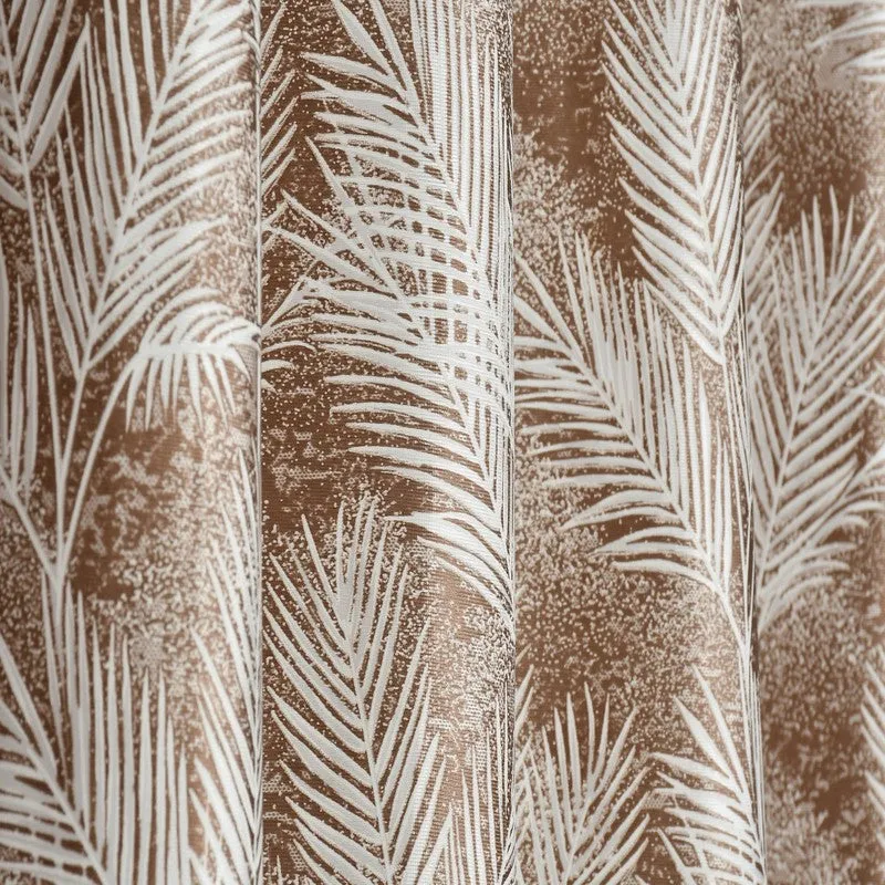 PureShade Printed Curtains (Brown) - Set Of Two media 5