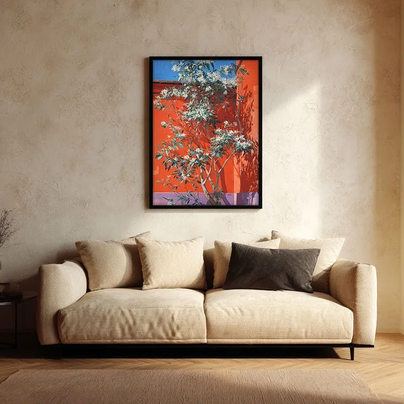 Autumra Canvas Wall Painting With Black Frame media 1