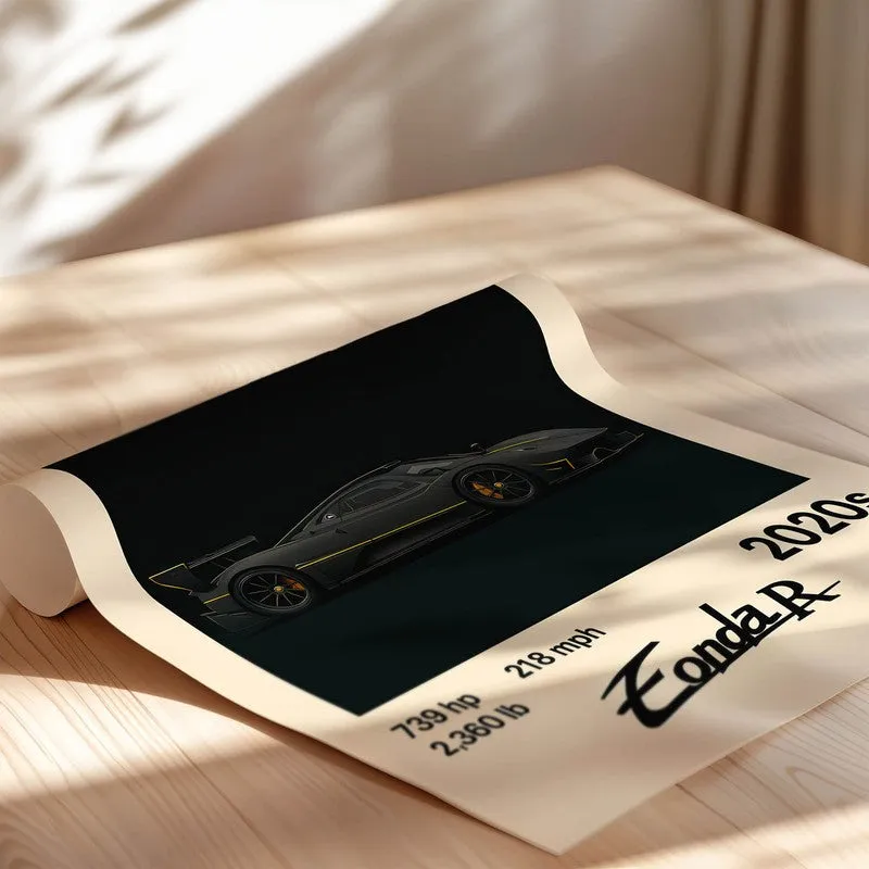 Zonda R Excellence Wall Poster media 5
