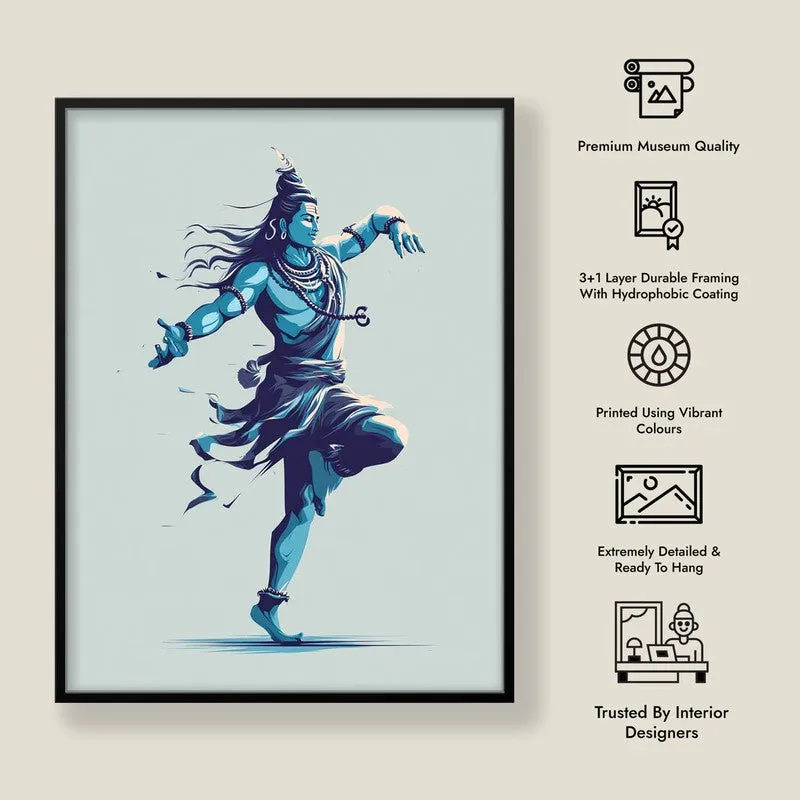 Shiva Tandava Divine Archival Paper Wall Art media 8
