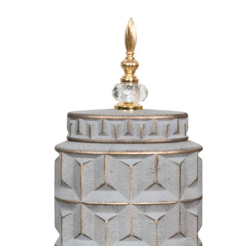 Ashwave Ceramic Jar Showpiece - Medium media 6