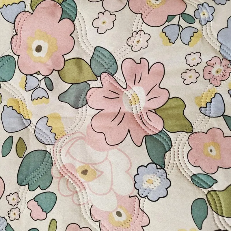 Doodled Blossoms Comforter - 120 GSM media 5
