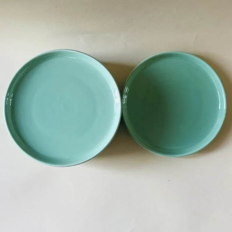 Ceramic Quarter Plate (Sage Green) - Set Of Six media 4
